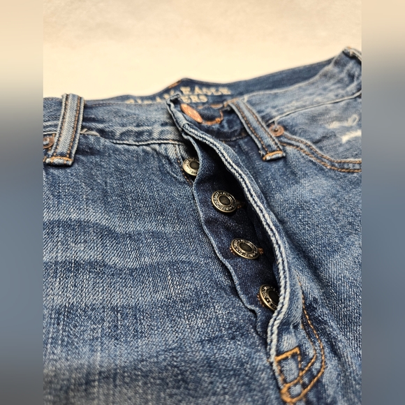 American Eagle Vintage Hi-Rise Festival- Denim shorts size 4 Women’s - Picture 6 of 7